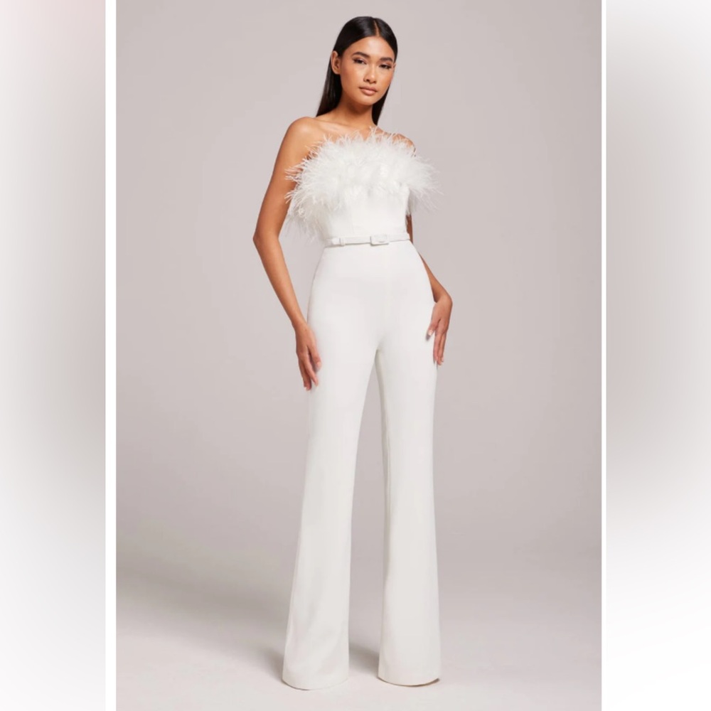 Brand New White Jumpsuit NWT